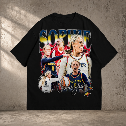 Sophie Cunningham Graphic Tee, Sophie Basketball Tee, WNB Graphic Tee, Women Basketball Vintage