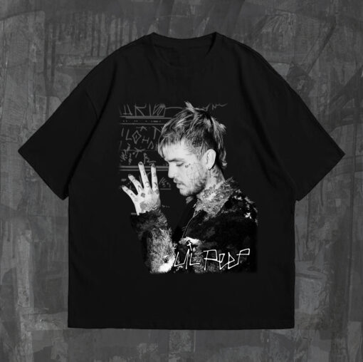 Lil Peep Shirt, Lil Peep Graphic Tee, Rap Fan Merch, Rap Vintage Shirt