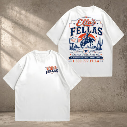 Ella Fella Club 2 Slide Shirt, Retro Western Cowboy, Vintage Ella Langley Shirt