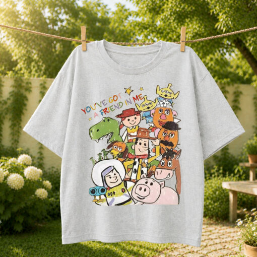 Toy Story Shirt, You've Got a Friend in Me Shirt, Woody Buzz Lightyear Slinky Dog Tee