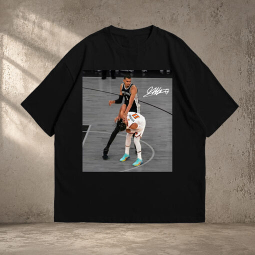 Wemby Shoves Brunson Shirt, Go Spurs Go NBA Finals 2026 , San Antonio Spurs Champions Shirt , Spurs Playoff Victory Tee