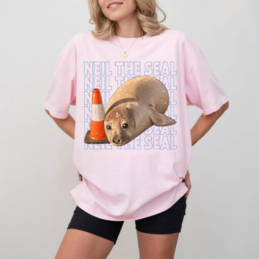 Neil the Seal Tee, Funny Chaos in Blubber Shirt