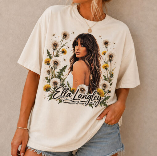 Ellas Fellas Club Shirts, Dandelion Vintage Graphic Tee