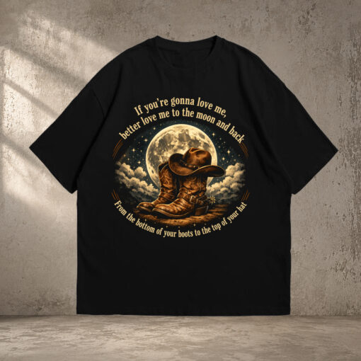 Ella Fellas Bottom of Your Boots Shirt, Love me to the moon and back Ella Langley Club Fan Merch, Retro Cowgirl, Country Music Fan
