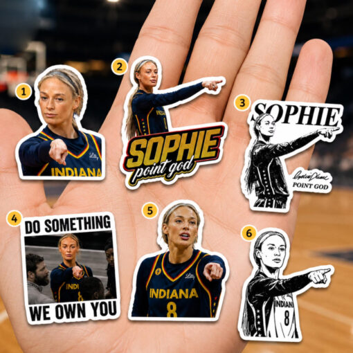 Sophie Cunningham Point God Sticker, WNBA