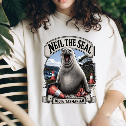 Neil the Seal Tee, Funny Chaos in Blubber Shirt