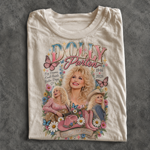 Rip Dolly Parton T-Shirt Vintage Country Music Shirt, Southern Band Tee, Graphic Tee for Country Music Lovers, Dolly Western Shirt