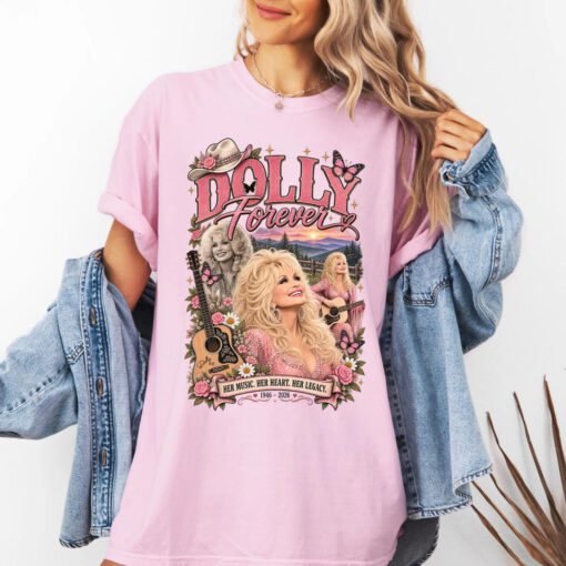 Rip Dolly Parton T-Shirt Vintage Country Music Shirt, Southern Band Tee, Graphic Tee for Country Music Lovers